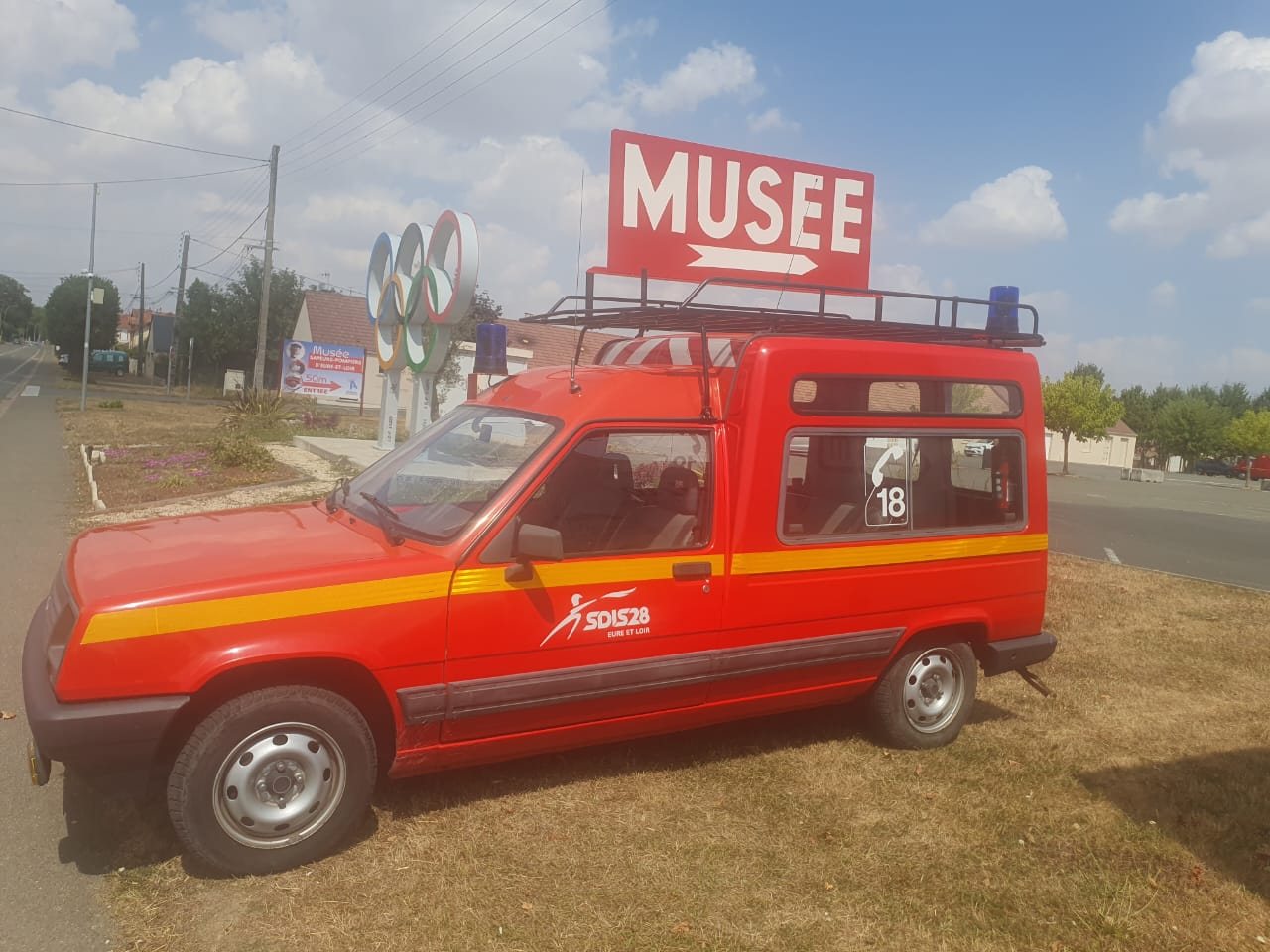 Camion de pompiers du musée
